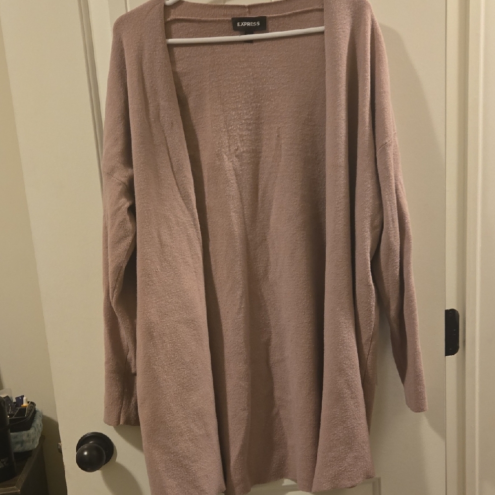 Express Women's Dusty Rose Cardigan